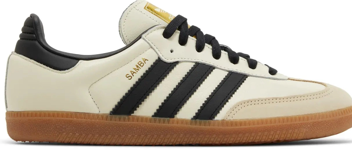 W White adidas OG Strata Samba Sand Cream 0712